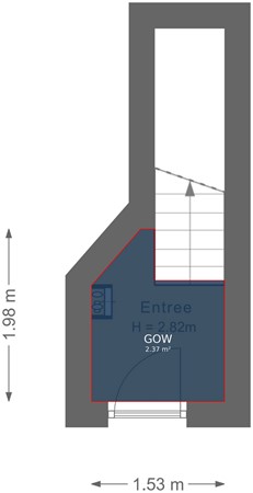 Floorplan - Griftkade 7BS, 3572 TX Utrecht